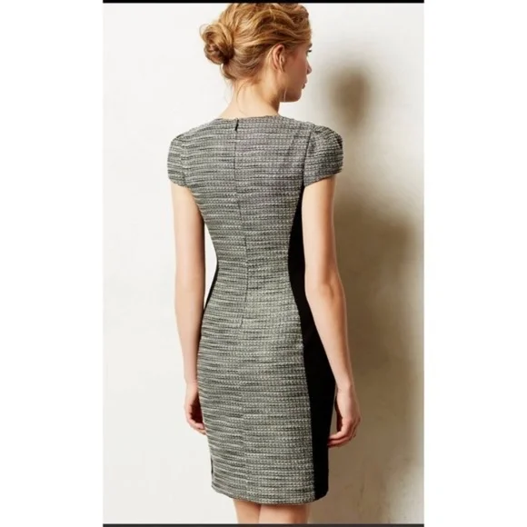 NWT $158 Anthro Moulinette Soeurs Shimmer Hourglass Sheath Dress - Picture 2 of 12